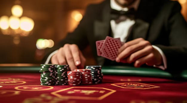 Gaple domino hand and betting interface on macantogel login mobile app